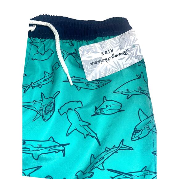 Tommy Bahama Kids Swim Trunks With Shark Print | Big Boys XL (14) Blue NWT - Picture 7 of 11